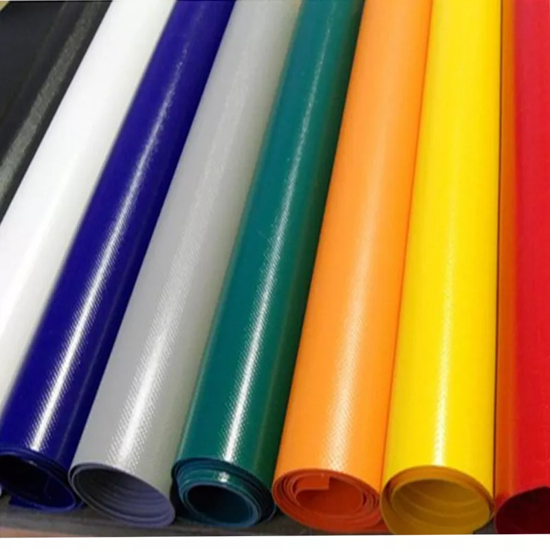 Bâche en plastique PVC rouleau de tissu fournisseur vente directe bâche stratifiée en rouleaux 