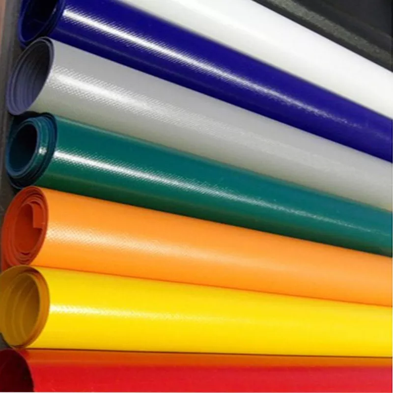 Bâche en plastique PVC rouleau de tissu fournisseur vente directe bâche stratifiée en rouleaux 
