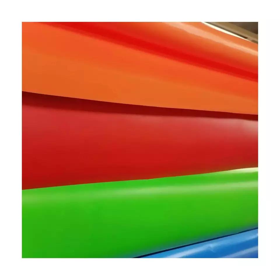Tissu imperméable industriel de rouleau de bâche enduit par PVC 650gsm, bâches en plastique de rouleau de vinyle de PVC 